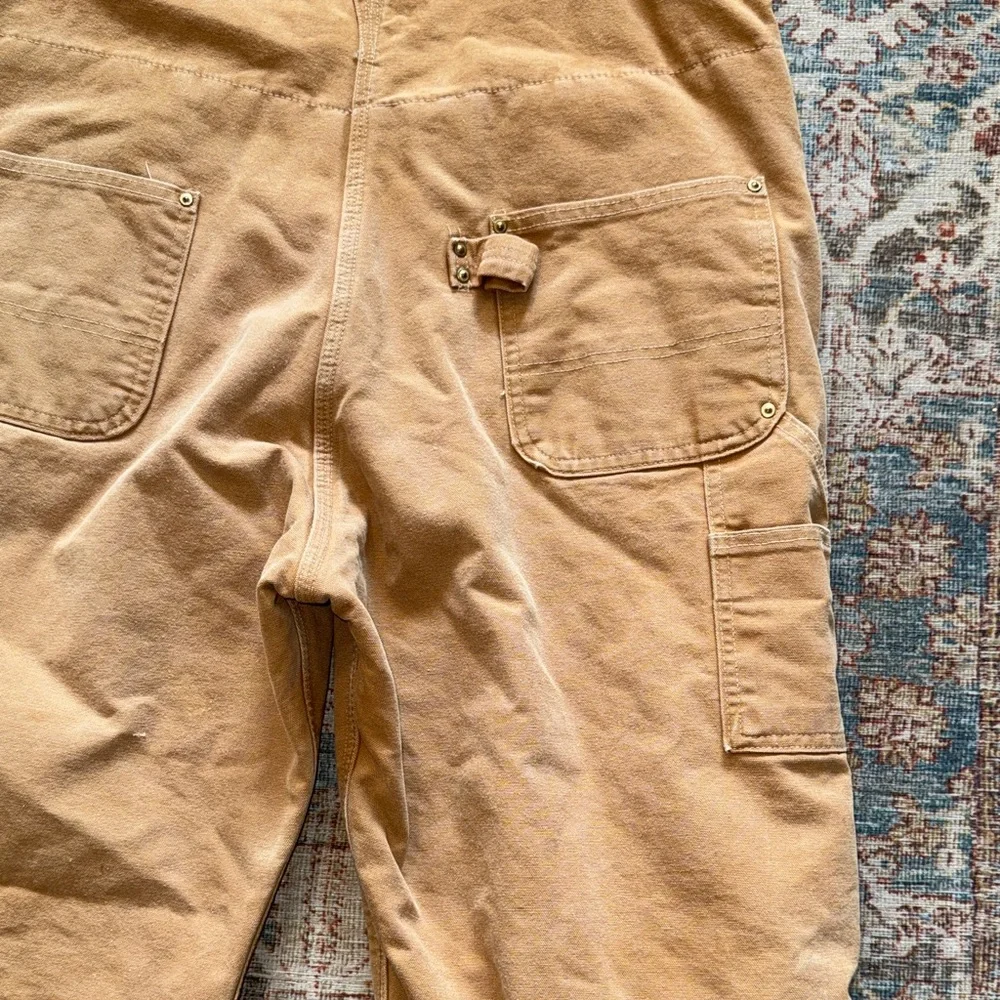 Carhartt Arctic quilt lined Bib Overalls size 42 x 28 VG condition - Picture 9 of 13